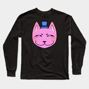 Pink Catfully Long Sleeve T-Shirt